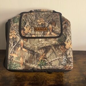KANGA Kase Mate Cooler Real Tree Camo 12 Pack Tailgate BBQ Golf NWT